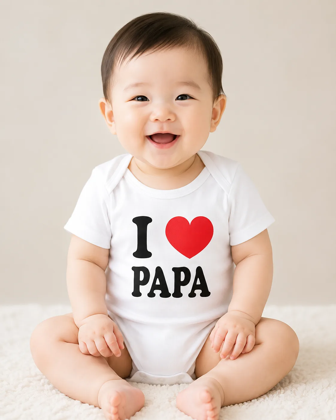 Mameluco “I Love Papá"